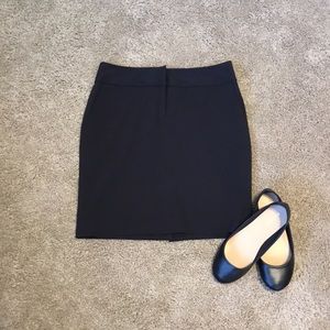 Black pencil skirt